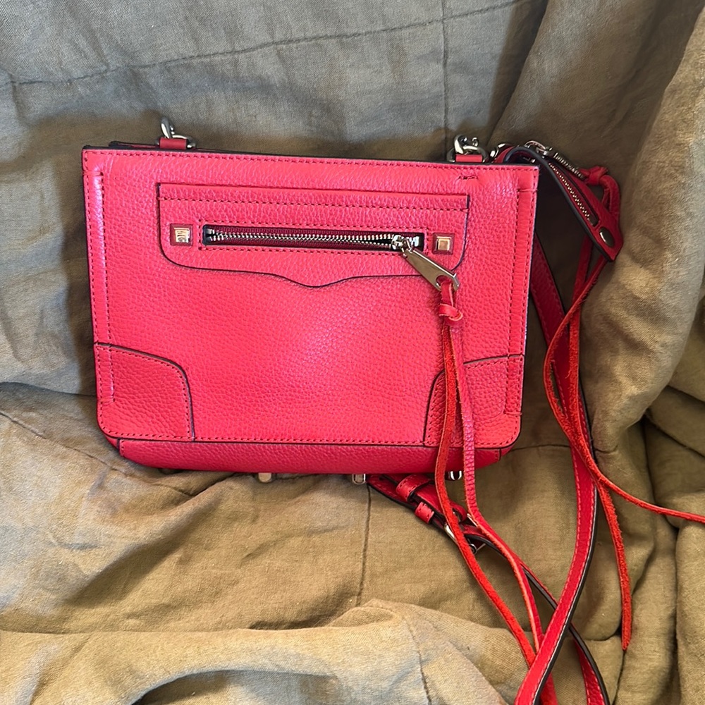 Rebecca Minkoff • regan crossbody bag red leather purse